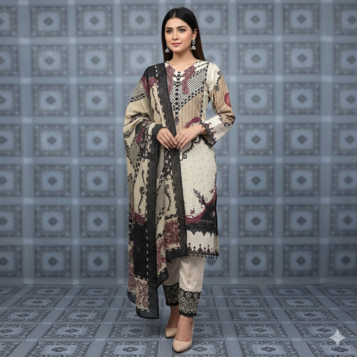 Digital Print Three Piece - Image 1