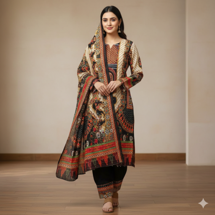 Digital Print Three Piece - Image 1