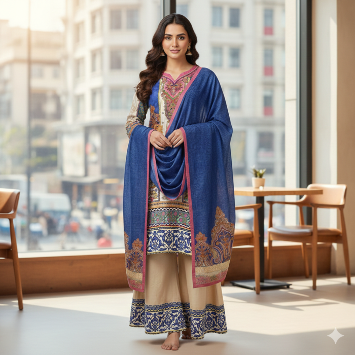 Digital Print Three Piece - Image 1