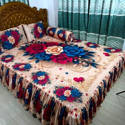 3D প্রিমিয়াম কুচি চাদর